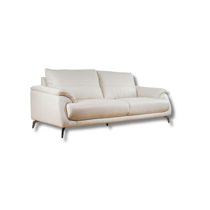 Andrew Half Leather Sofa 3+2 Seater-13424-NC-156E Frost