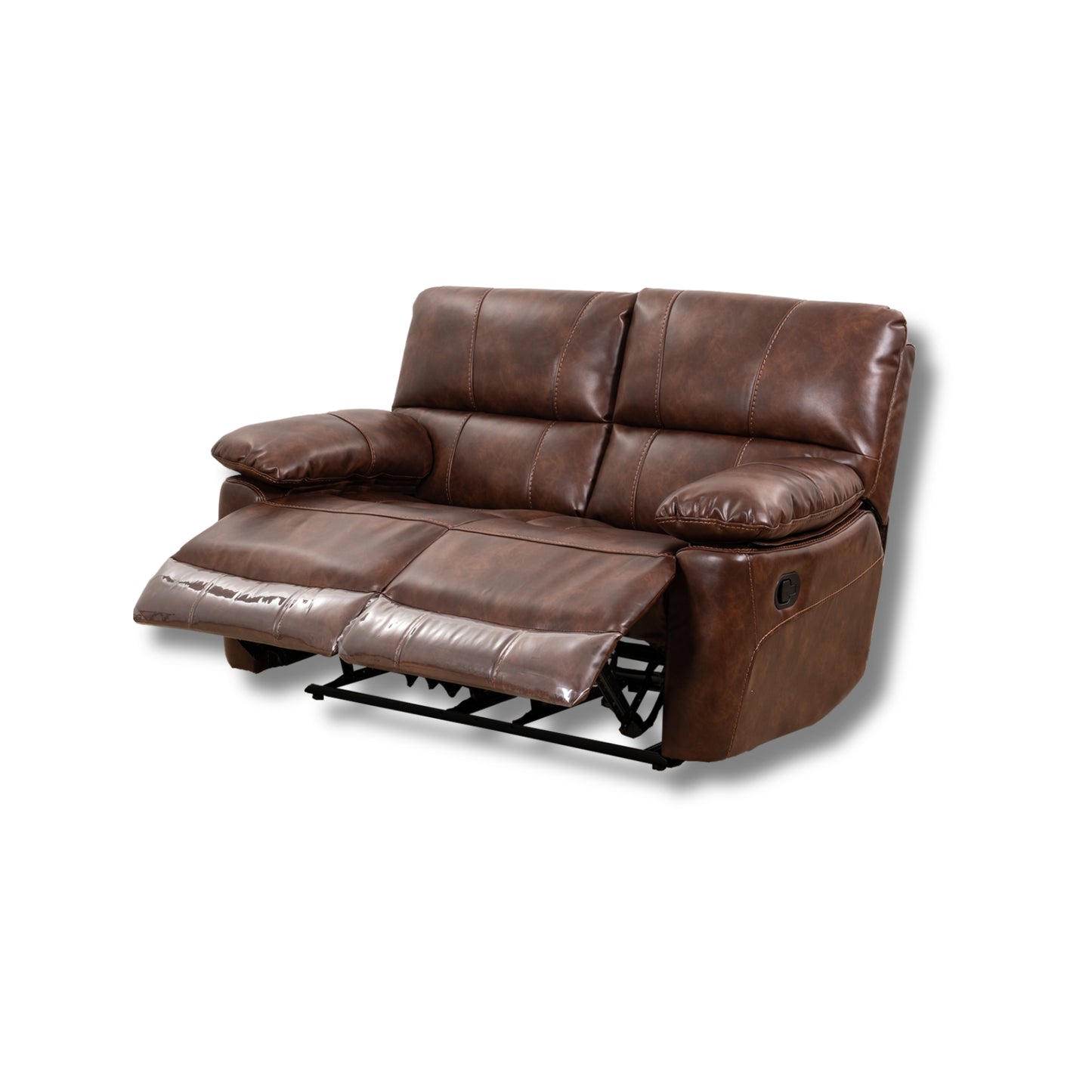 Delta Leatherite Recliner 2 Seater-X9761