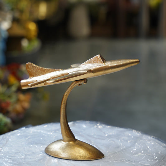 Golden Jet Desk Sculpture