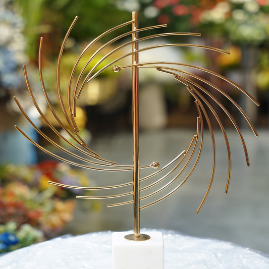 Golden Spiral Kinetic Sculpture