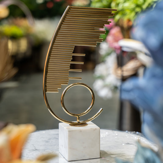Golden Harmony Sculpture