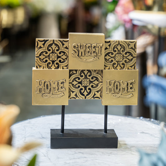 Sweet Home Decorative Tile Plaque