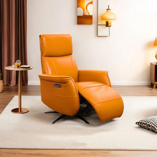 Arthur Half Leather Motion Sofa 1 Seater