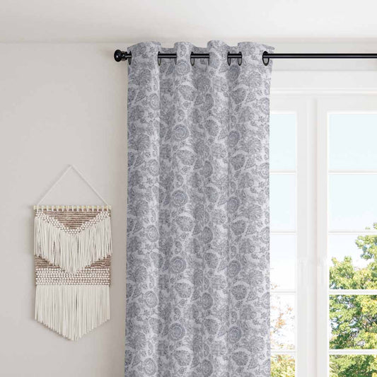 Luxurious touch with Linen eyelet curtain